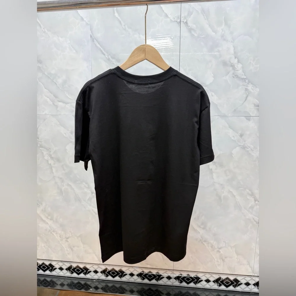 Polo Ralph Lauren bear-patterned short-sleeved T-shirt in black - Picture 2 of 8